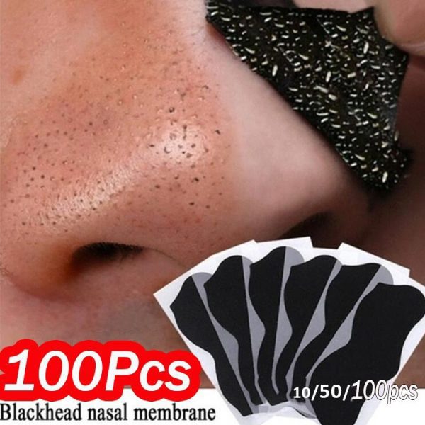 10-100pcs Nose Blackhead Remover, Mask Deep Cleansing, Skin Care Shrink Pore Acne