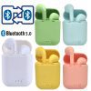 אוזניות אלחוטיות Bluetooth 5.0, טעינת תיבה, צבעים לבחירה
