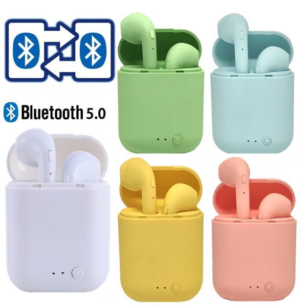 אוזניות אלחוטיות Bluetooth 5.0, טעינת תיבה, צבעים לבחירה