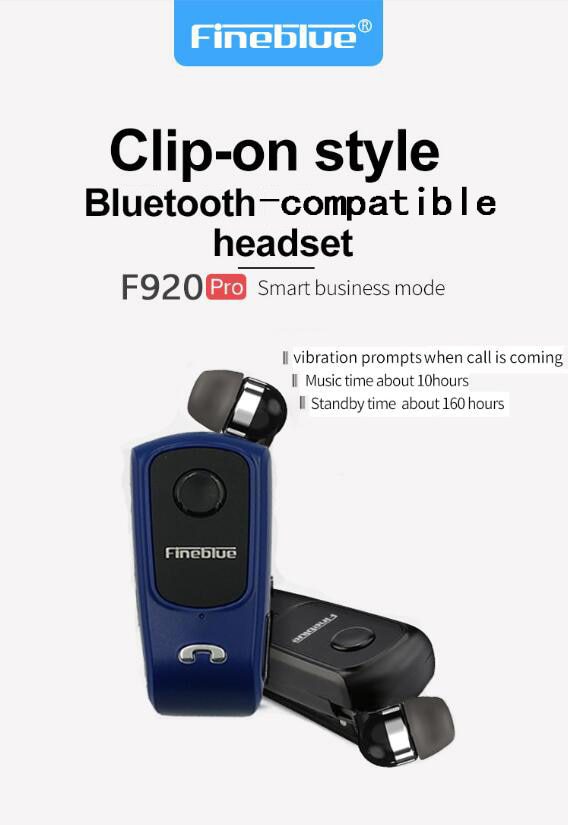 אוזנית Bluetooth עם מיקרופון, התרעת רטט על שיחה נכנסת