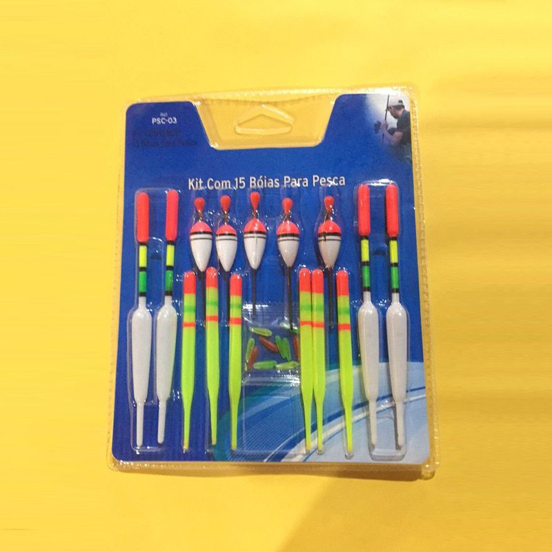 סט 15 יח ' של מצופים לדייג מכל הסוגים