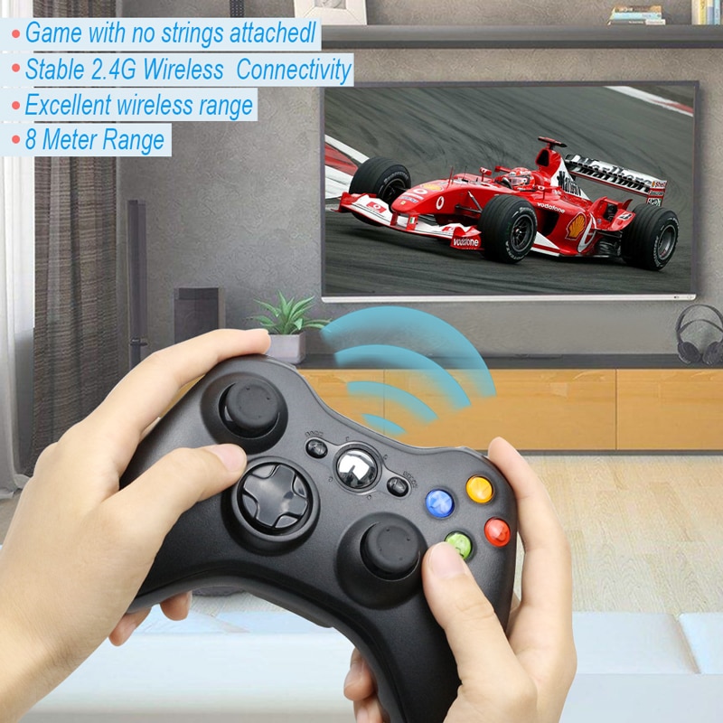 שלט אלחוטי לאקסבוקס 2.4G Wireless Xbox 360