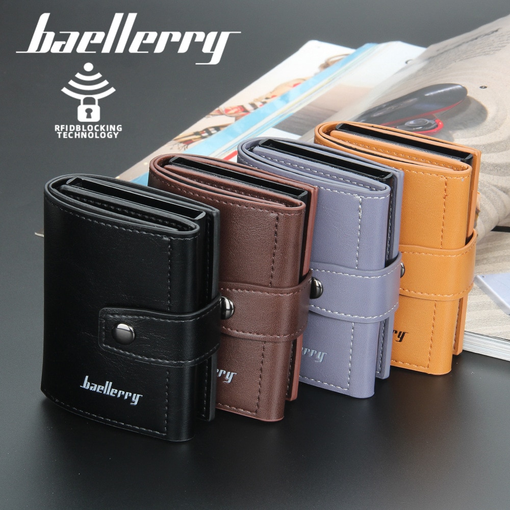 ארנק יוקרתי מסוג CARD HOLDER כולל חריטת השם שלך בחזית