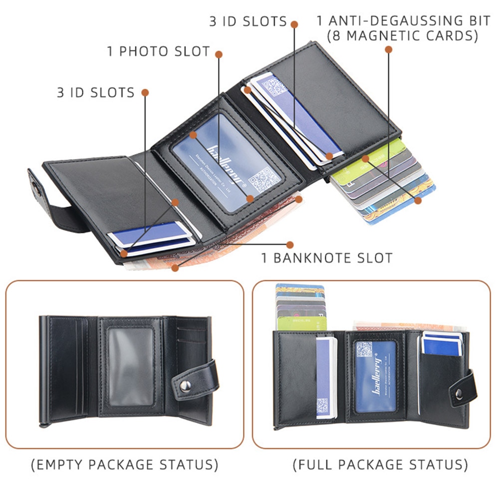 ארנק יוקרתי מסוג CARD HOLDER כולל חריטת השם שלך בחזית