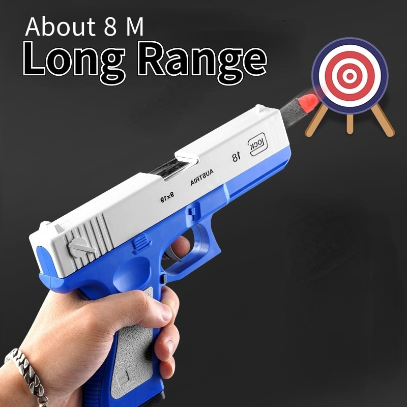 בלאק גלוק אקדח לילדים. M1911 כולל מחסנית וכדורים
