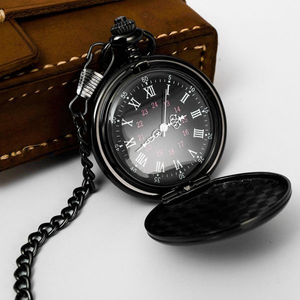 שעון כיס וינטאג מדליק של ממותג גק דניאלס.