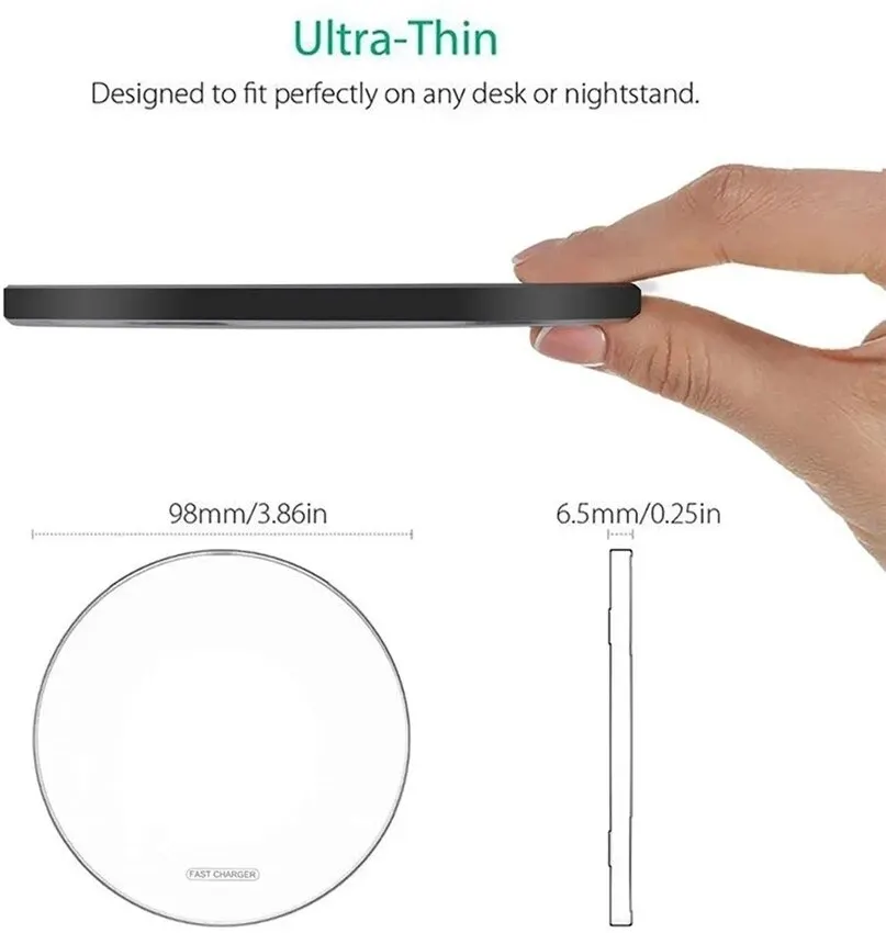 מטען מהיר אלחוטי טייפ סי לטלפון סלולארי. iPhone 14 13 12 11 Pro Max X Samsung S22 S21 Xiaomi