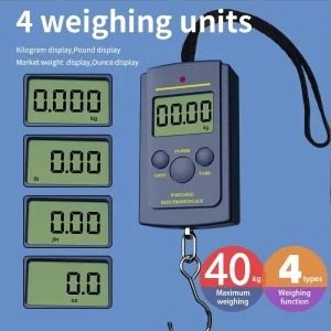 1PC Multifunctional Mini 40kg/10g Electronic Hanging Fishing Luggage Balanca Portable Digital Handy Pocket Weight Hook Scale