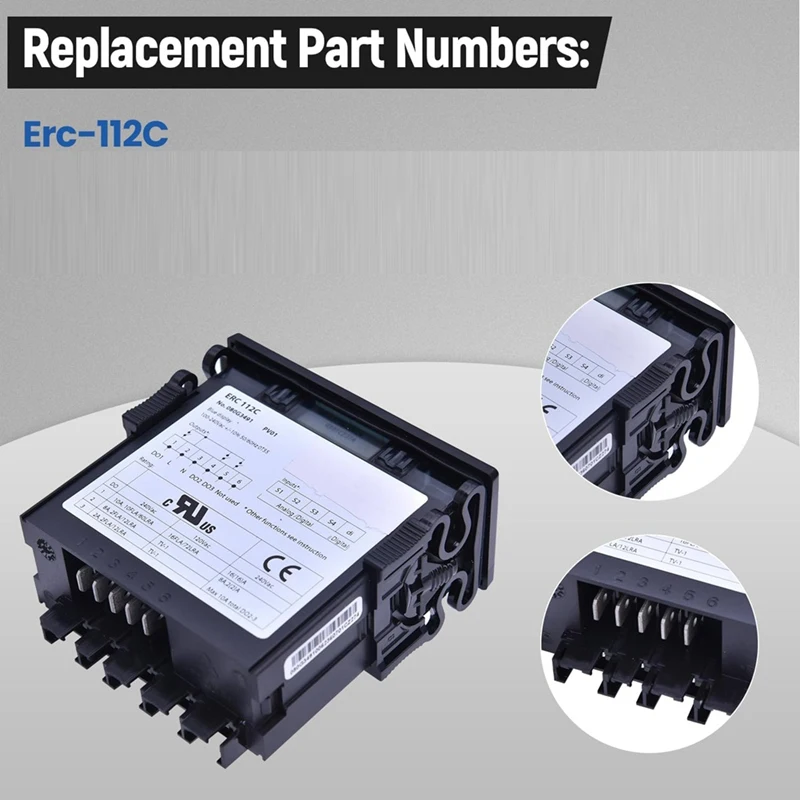 ערכת בקר טמפרטורה Erc112C עם חיישן