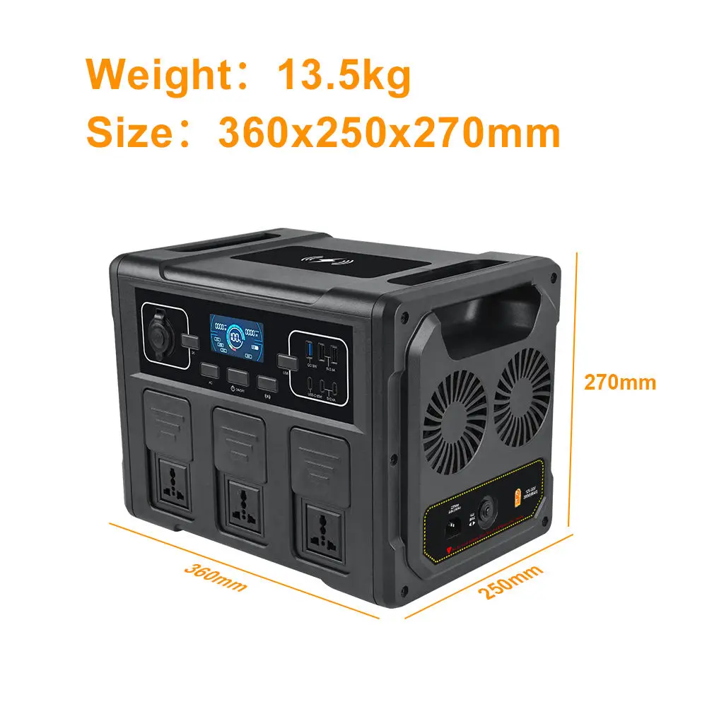 גנרטור סולארי נייד 1200W