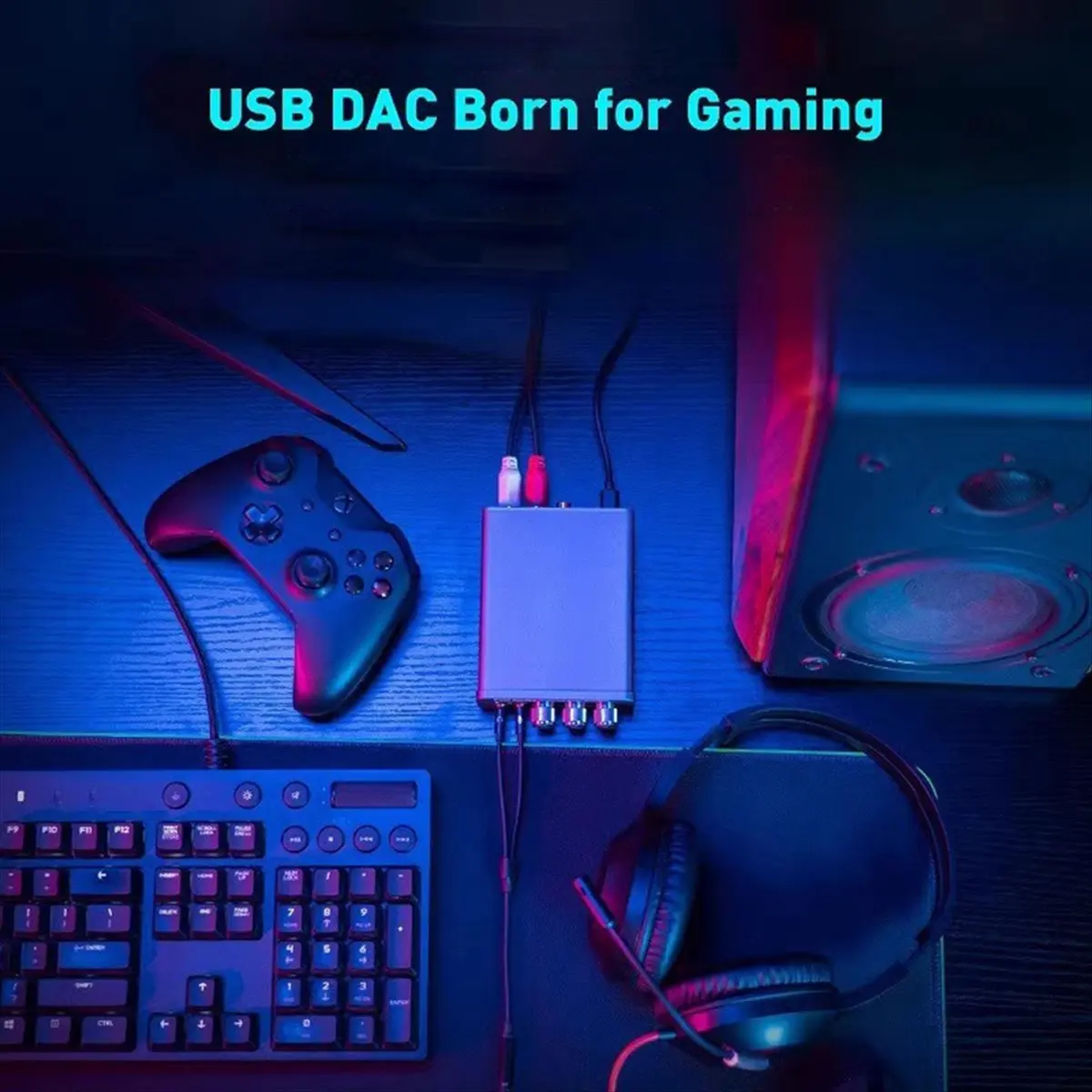 מגבר אוזניות K5Pro עם חיבור USB