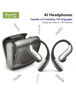 אוזניות בלוטות' פתוחות HTC עם ביטול רעשים