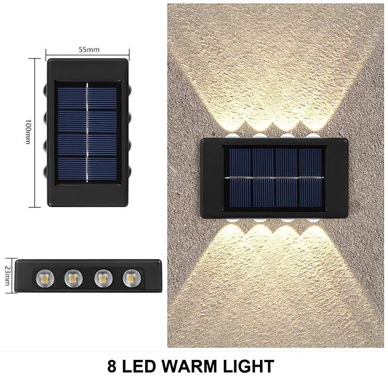 פנס סולארי LED לגינה עמיד במים