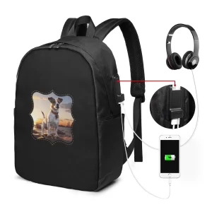 תיק גב ג'ק ראסל בשקיעה – תיק טיולים וסטודנטים