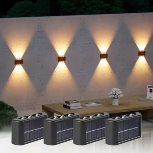 פנס סולארי LED לגינה עמיד במים