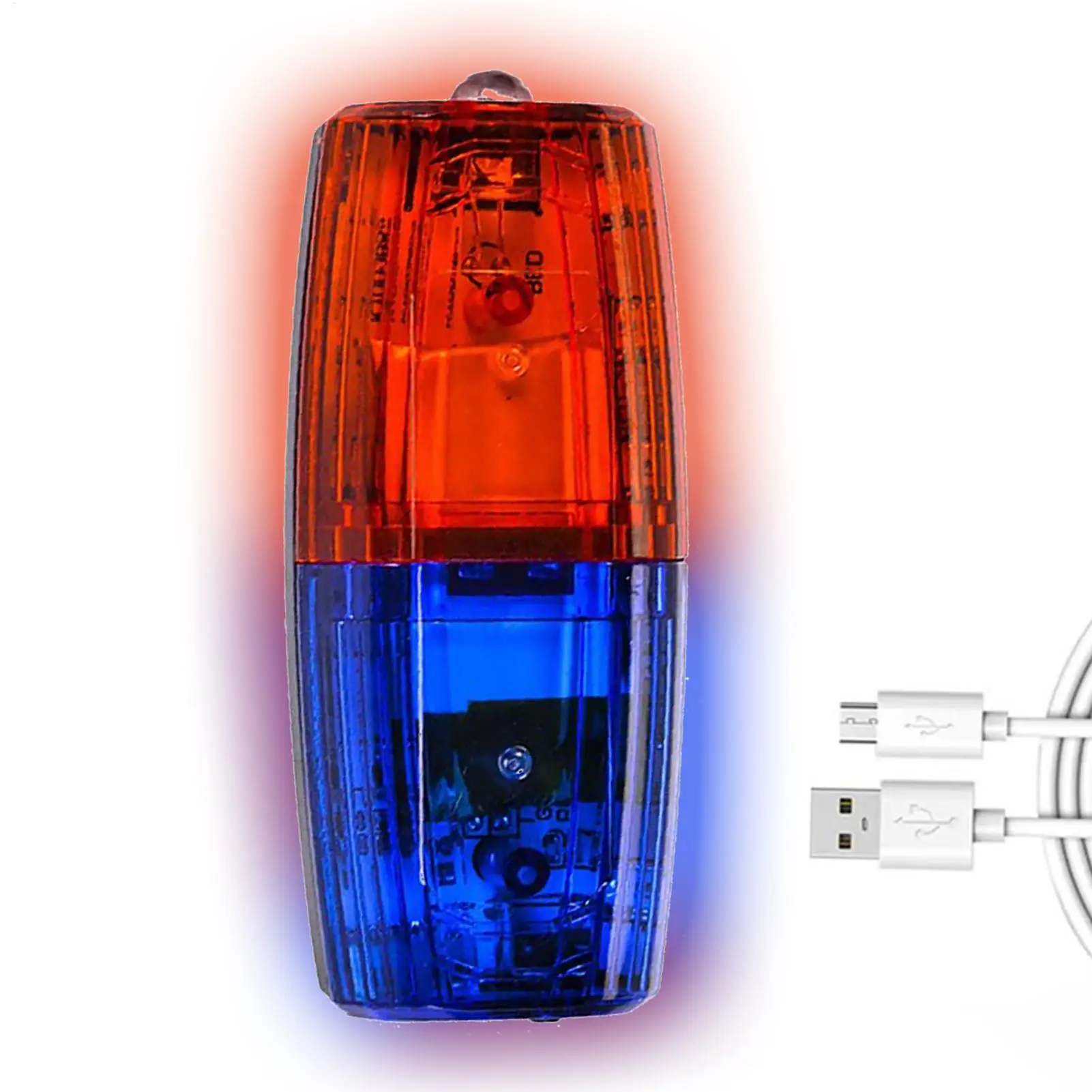 אור אזהרה LED לכתף אדום וכחול