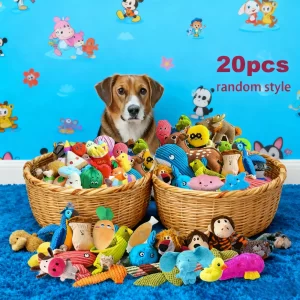 קופסת צעצועים לכלבים – 20 יחידות