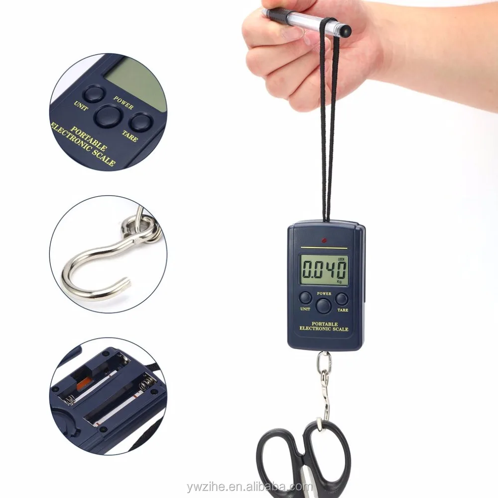 מאזני דיגיטליים תלויים 40kg - כלי מדידה מדויק