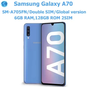 טלפון חכם סמסונג גלקסי A70 6.7 אינץ' עם 2SIM