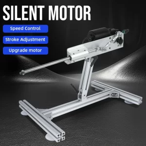 מנוע ליניארי DC24V עם בקר מהירות והתאמה טלסקופית