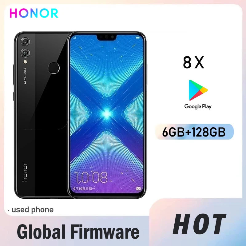 סמארטפון Honor 8X עם מצלמה אחורית