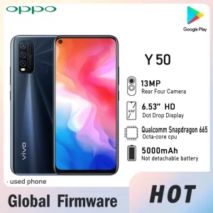 סמארטפון VIVO Y50 במצב טוב 4G 5000mAh