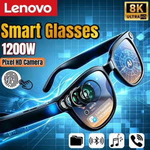 משקפי Lenovo חכמים 8K עם שלט מגע וקול