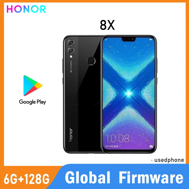 סמארטפון HONOR 8X עם מצלמה אחורית