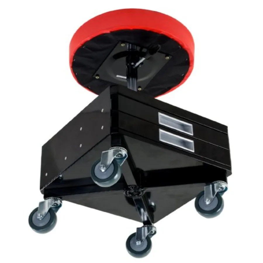 כיסא פנאומטי C-3100 אפור עם מגש כפול