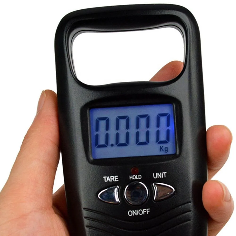 משקל דיגיטלי נייד עם תצוגת LCD