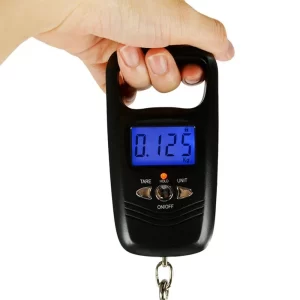 משקל דיגיטלי נייד 50 קילוגרם עם תצוגת LCD