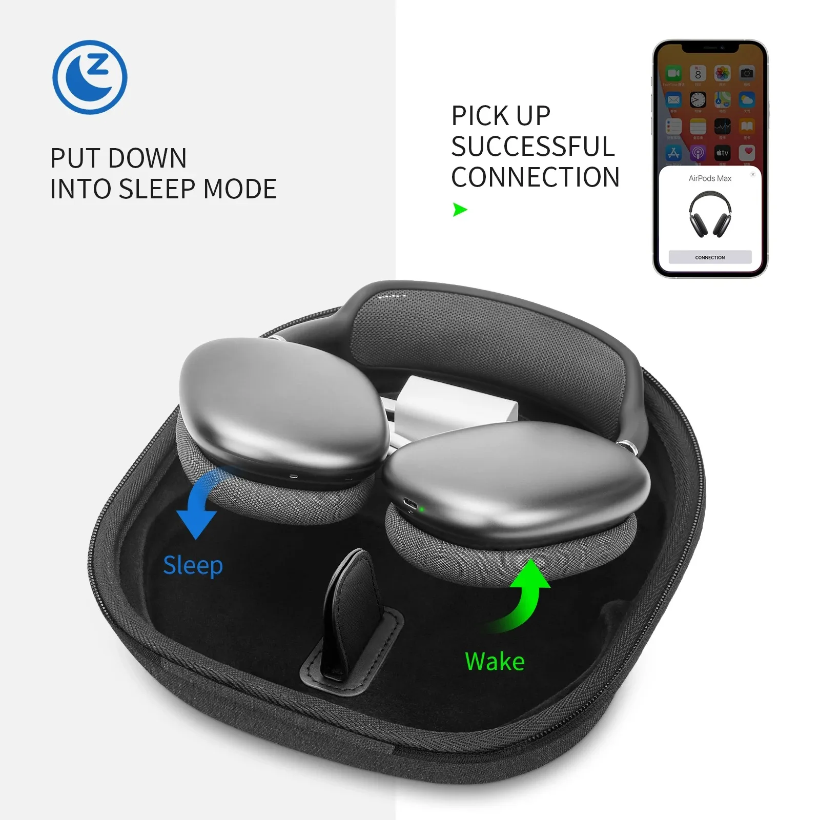 תיק מגונן לאוזניות Apple AirPods Max