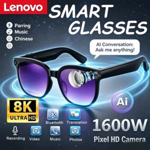 משקפי שמש חכמים עם שלט Lenovo ו-8K