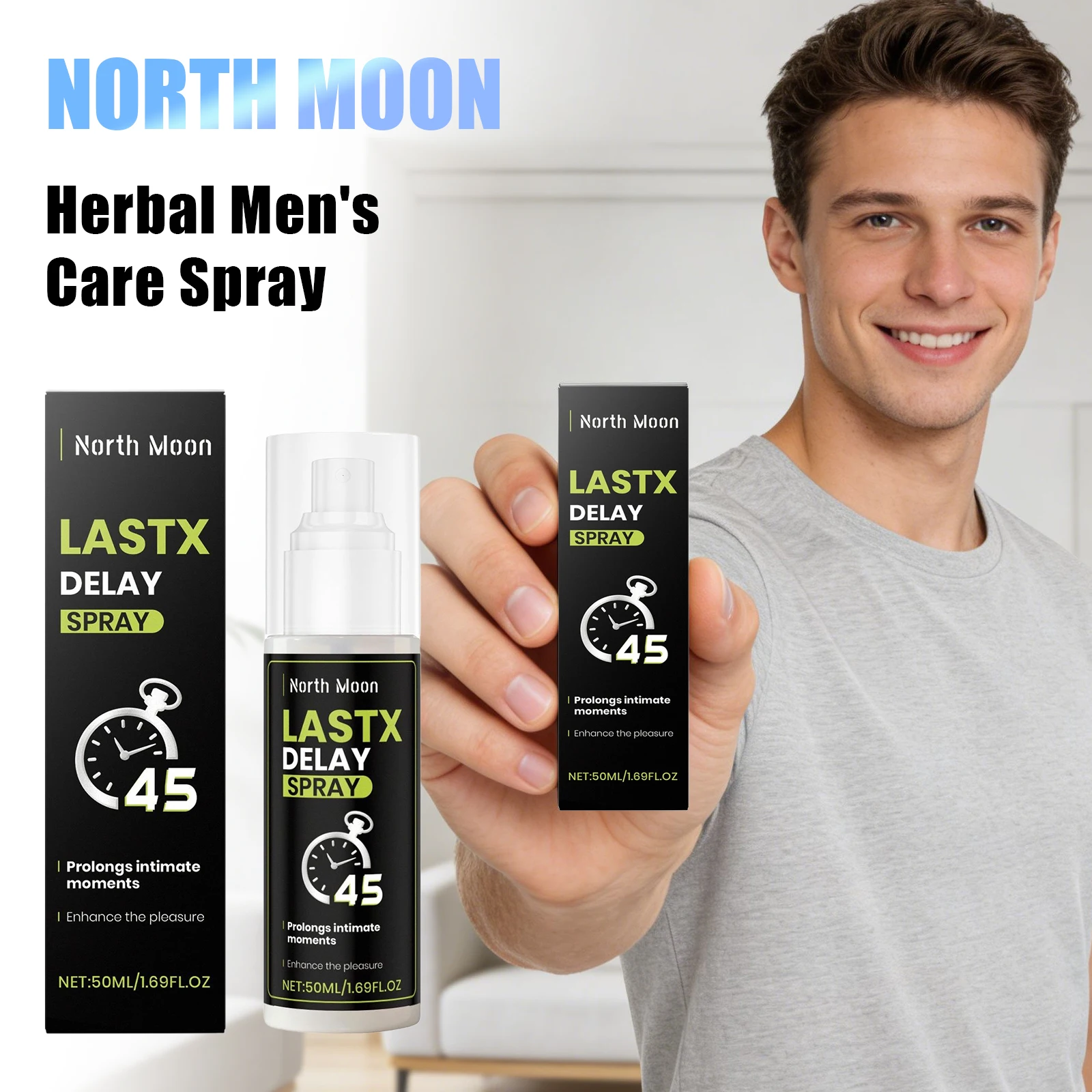 ספרי טיפוח לגברים North Moon לחות אינטימית