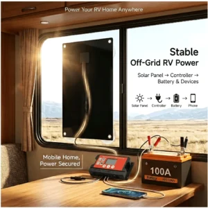 ערכת כוח סולארית 18V ליכטות, סירות דייג וקמפינג
