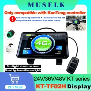 תצוגת EBike תואמת לשליטת Quantum KT-TF02H