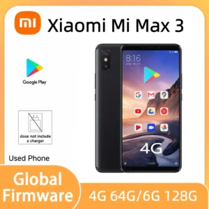 סמארטפון Xiaomi Max 3 עם חיישן טביעת אצבע