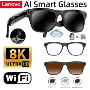 משקפי חכמה Lenovo 32G עם מצלמה 4K