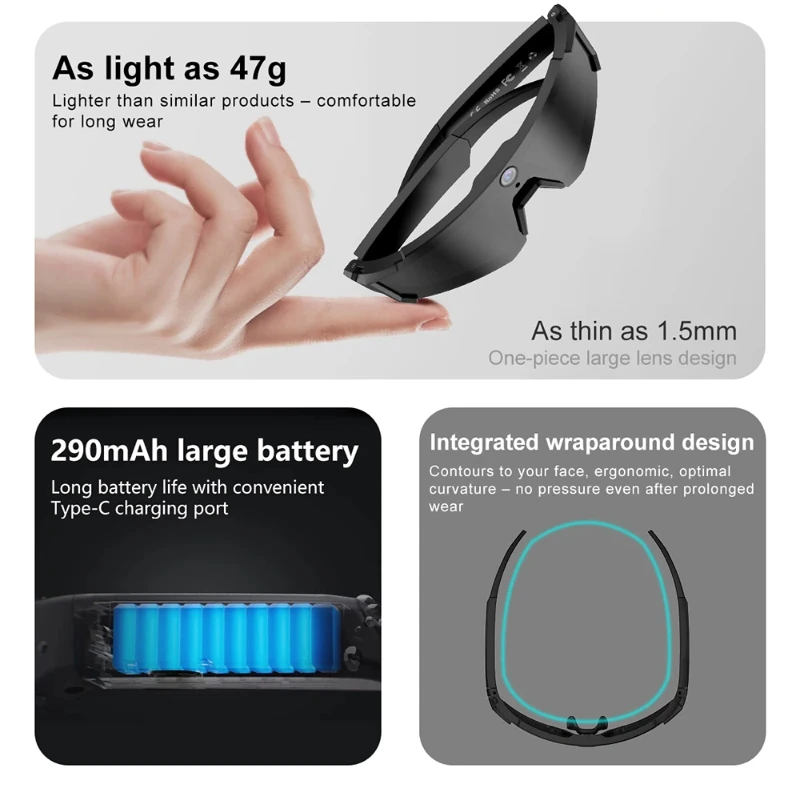 משקפי Oneplus Al חכמים עם מצלמת 8K