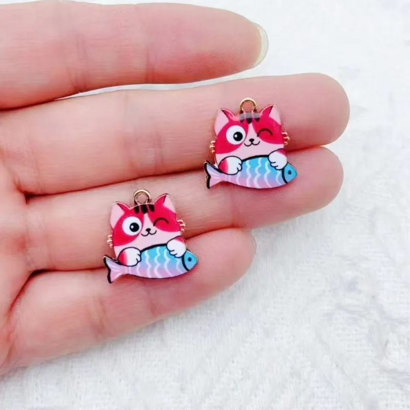 תליוני חתול מצחיקים לאביזרי DIY