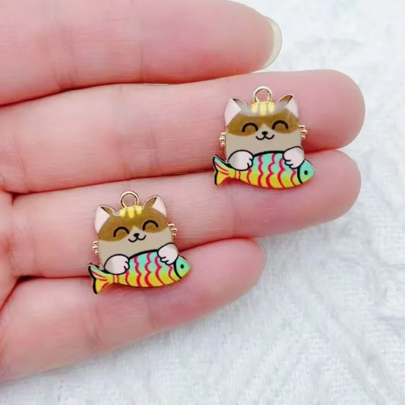 תליוני חתול מצחיקים לאביזרי DIY