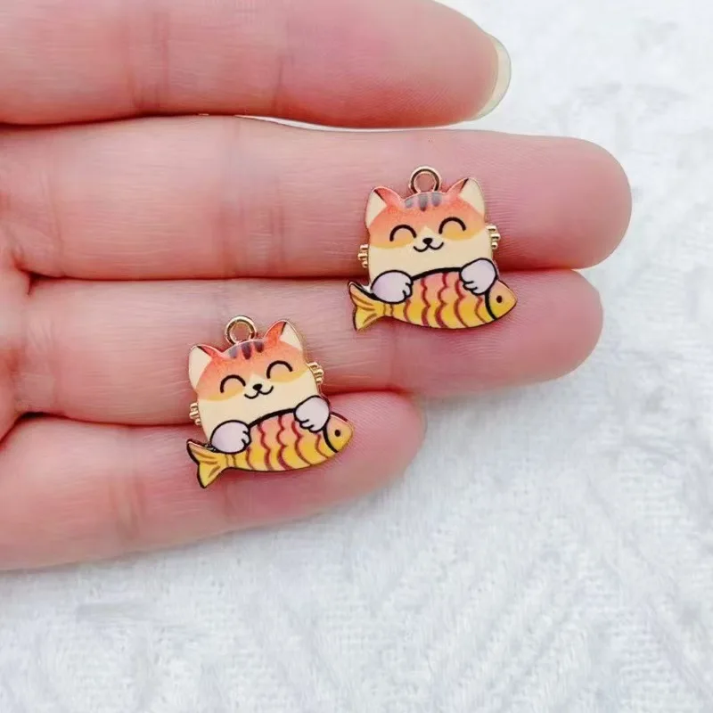 תליוני חתול מצחיקים לאביזרי DIY