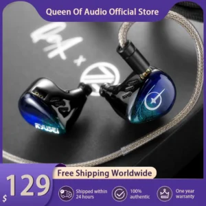אוזניות QoA X 7th Acoustics Ryusei עם דרייבר דינמי מצופה זהב