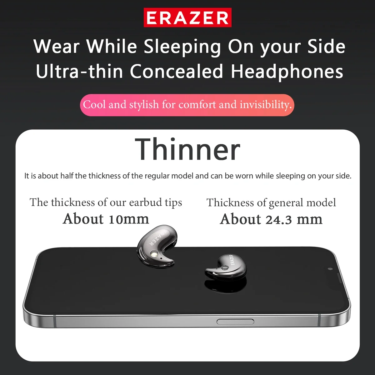 אוזניות בלוטות' EARZER XF58 בעיצוב נוח
