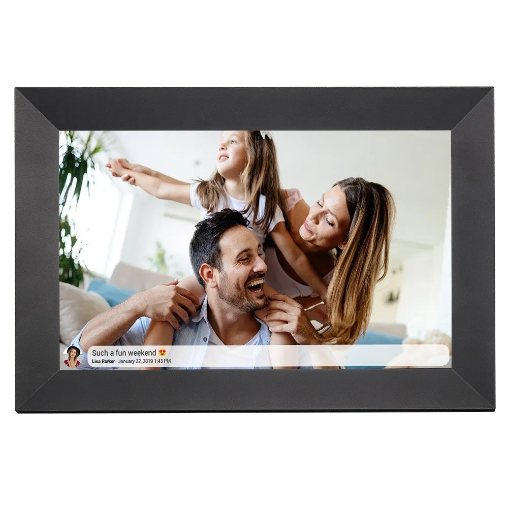 מסגרת תמונה דיגיטלית 10.1 אינץ' עם מגע