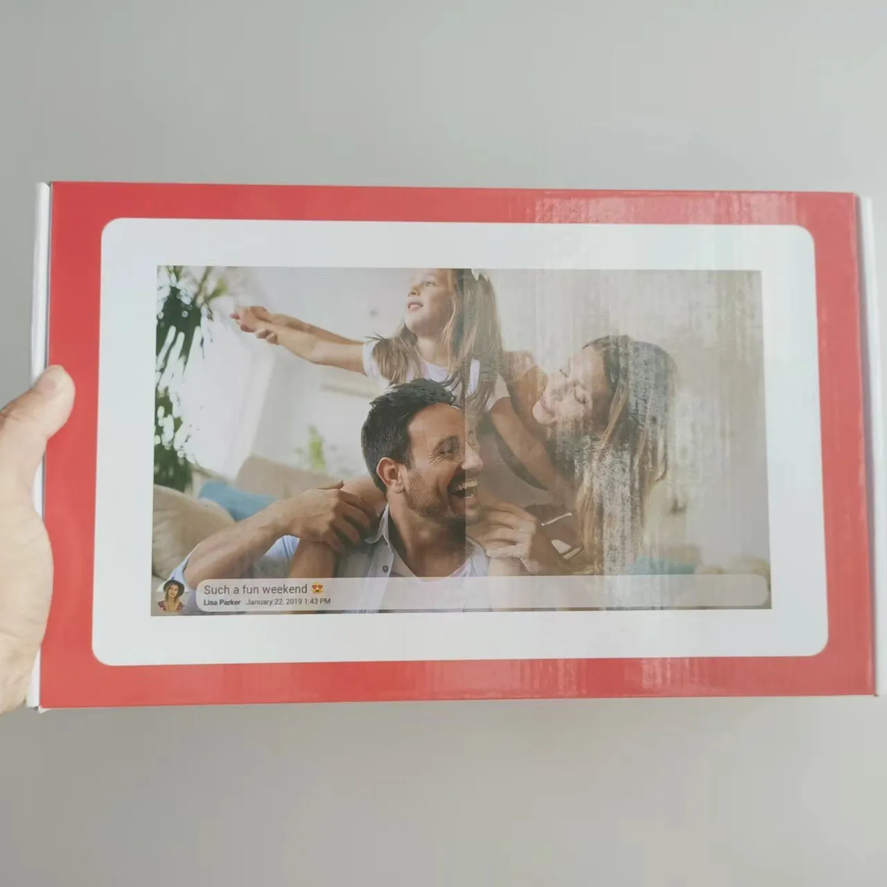 מסגרת תמונה דיגיטלית 10.1 אינץ' עם מגע