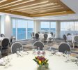 banquet hall Azure Hall round tables