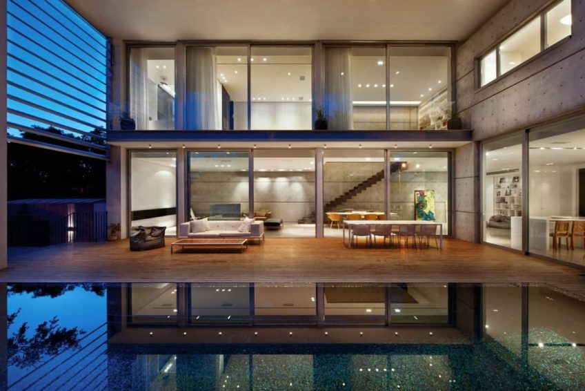 classic house concrete